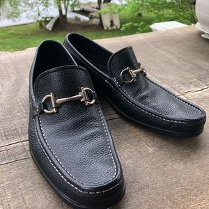 Salvatore Ferragamo Men’s Leather Gancini Loafer